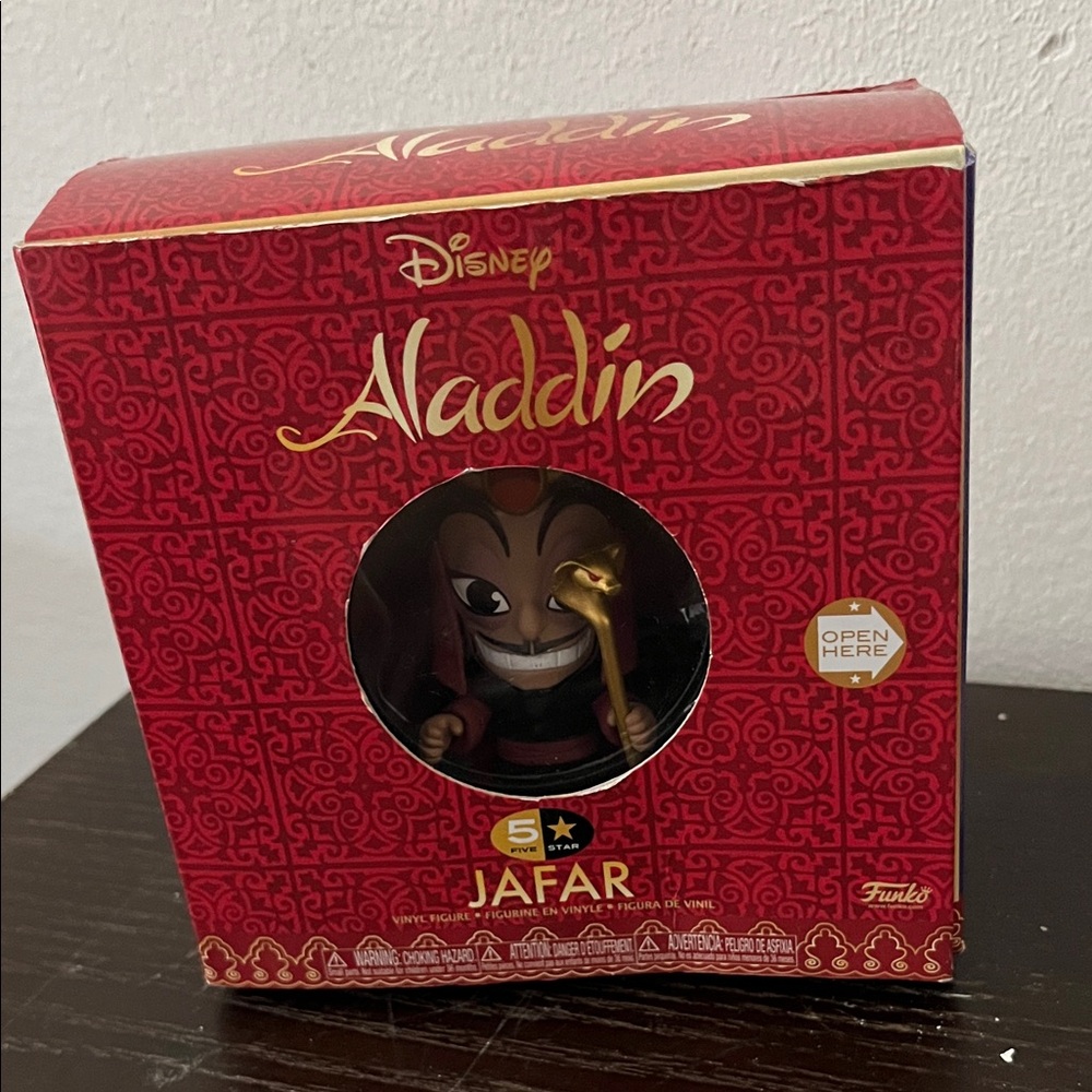 Funko Aladdin Jafar Figure in Red Box